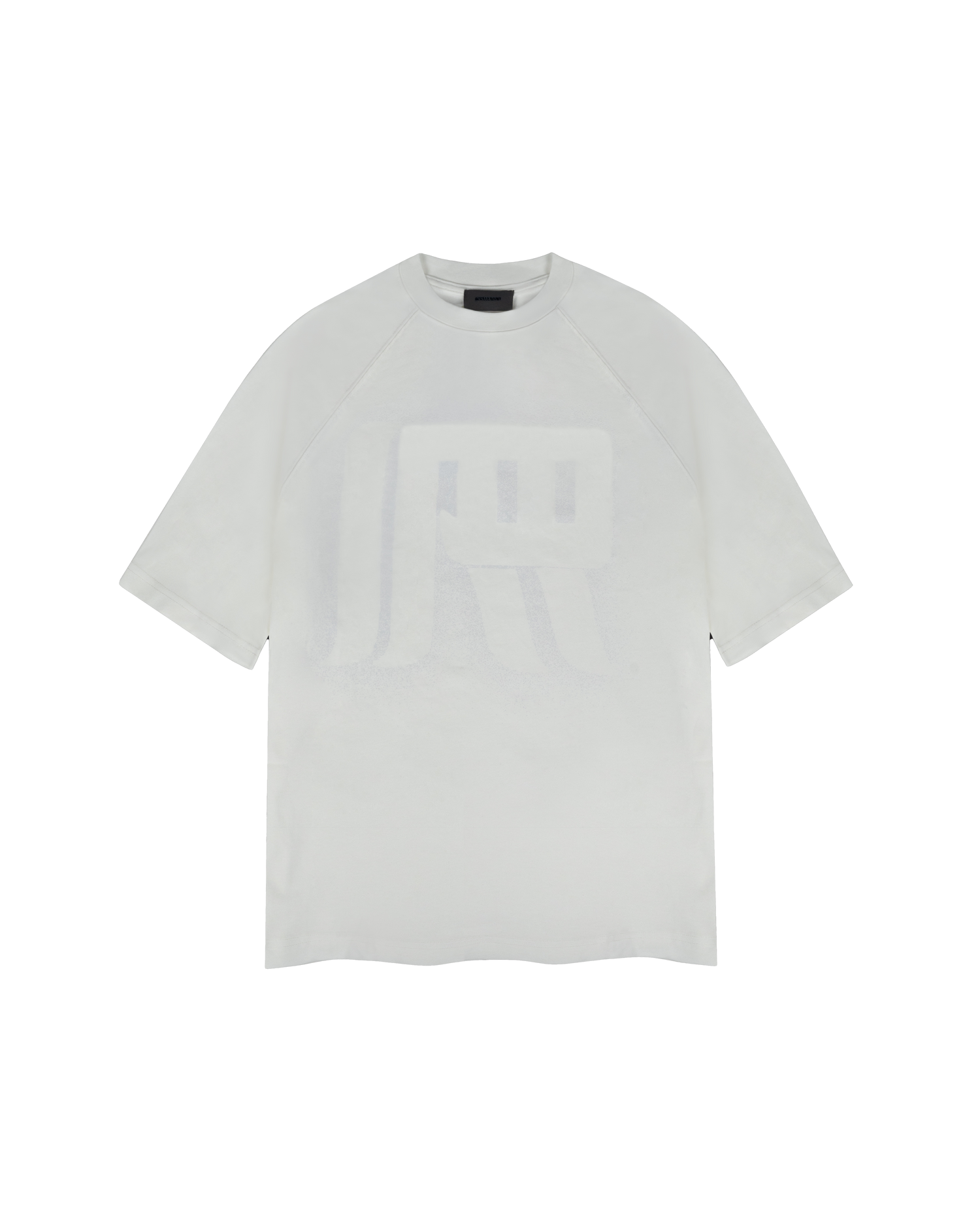 Sprayed irrelevant logo t-shirts