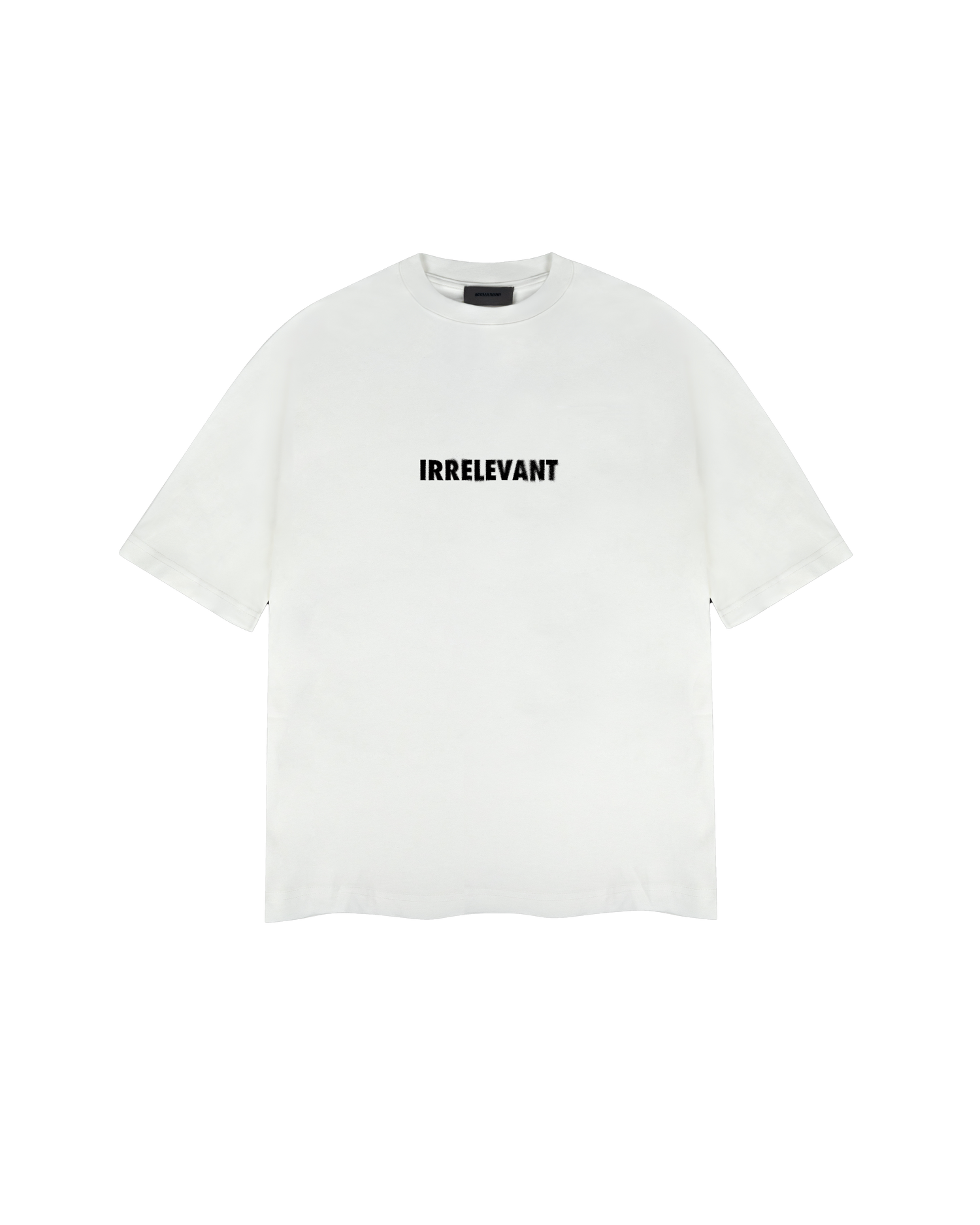 Sprayed irrelevant t-shirts