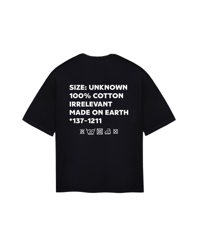 Irrelevant wash care t-shirt