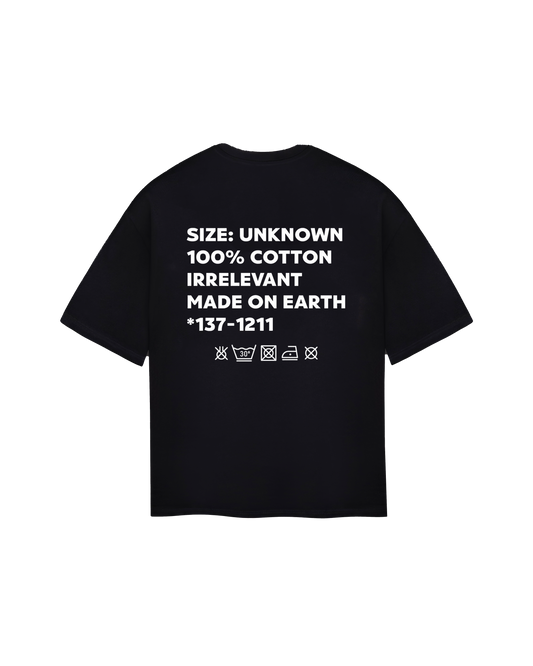 Irrelevant wash care t-shirt