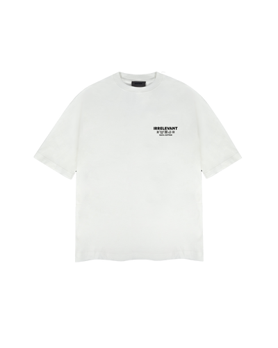 Irrelevant wash care t-shirt