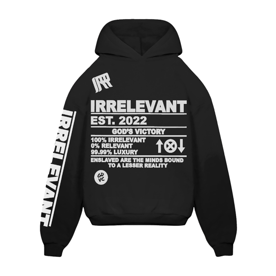 Irrelevant hoodie