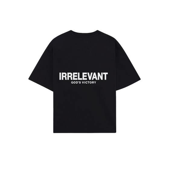 IRRELEVANT 3D-EMBROIDERY T-SHIRT