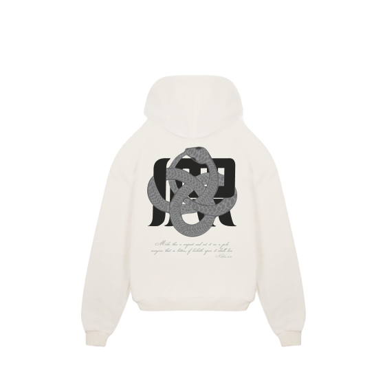 IRRELEVANT SILVER SNAKE HOODIE