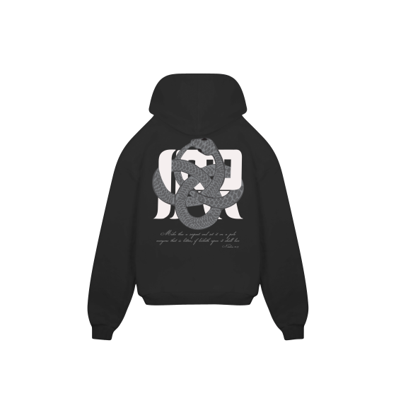 IRRELEVANT SILVER SNAKE HOODIE