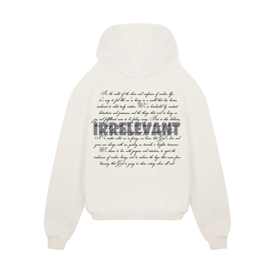 IRRELEVANT WISDOM HOODIE