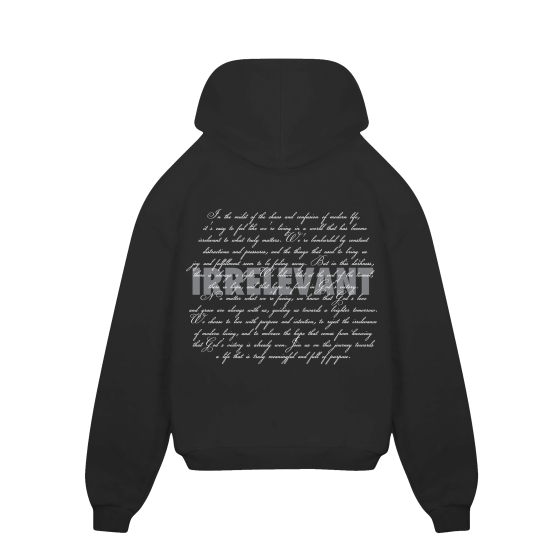 IRRELEVANT WISDOM HOODIE