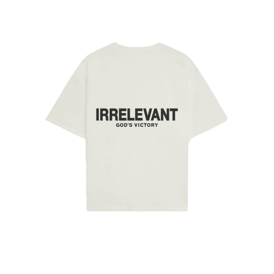 IRRELEVANT 3D-EMBROIDERY T-SHIRT