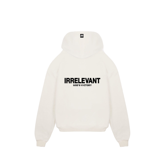 IRRELEVANT 3D EMBROIDERY HOODIE